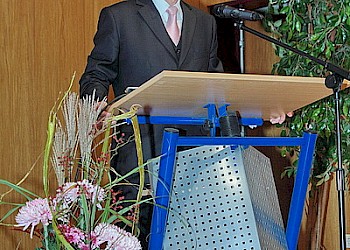 Prof. Dr. Kühnapfel als Gastredner; Foto: BIS LU